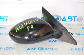 Side mirror right complete Nissan Altima 19-24 black