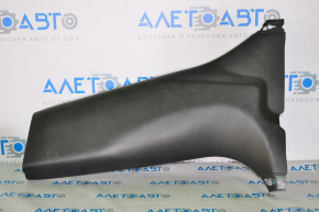 Lower left center pillar trim Nissan Leaf 13-17 black, broken fastener, scratches