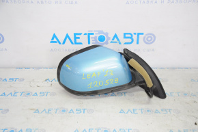 Side mirror right complete Nissan Leaf 13-17 5 pins, heated, blue