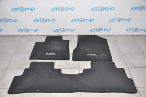 Set of floor mats for Nissan Murano z52 15-18, black cloth