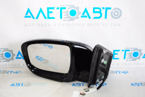Side mirror left complete Nissan Murano z52 15-16 5 pins, turn signal, black