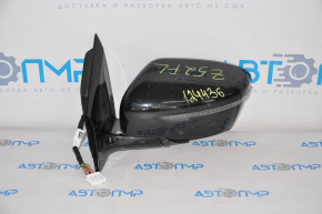 Left side mirror complete Nissan Murano z52 15-16 15 pin, camera, swivel, heated, black, no elements