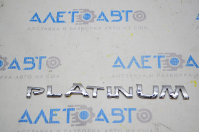 Emblem inscription PLATINUM trunk door Nissan Murano z52 15-24
