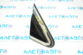 Front right fender corner plug for Nissan Murano z52 15-24, gloss black with chrome