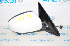 Side mirror right complete Nissan Pathfinder 13-16 14 pins, camera, heating, white