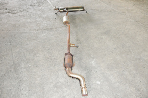 Rear muffler with barrels Nissan Rogue 14-20 together with the middle part
