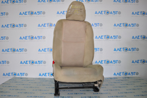 Driver's seat Nissan Rogue 14-16 without airbag, mechanical, cloth beige