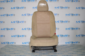 Passenger seat Nissan Rogue 14-15 without airbag, mechanical, cloth beige