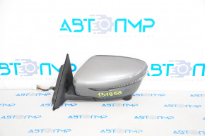 Left side mirror complete Nissan Rogue 14-16 11 pins, camera, turn signal, heating, gray