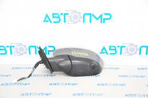 Left side mirror complete Nissan Rogue 14-16 11 pins, camera, turn signal, heating, gray