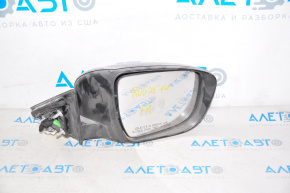 Side mirror right complete Nissan Rogue 14-16 5 pins, turn signal, black