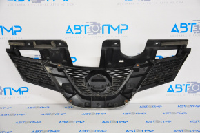 Grille radiator grill Nissan Rogue 14-15 without camera with emblem