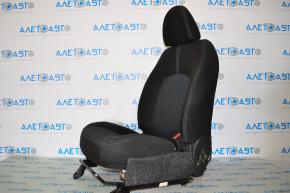Passenger seat Nissan Versa Note 13-16 without airbag, cloth black, for dry cleaning