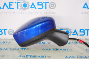 Side mirror right assembly Nissan Versa Note 13-19 3 pins, blue