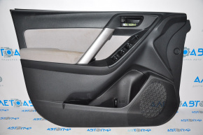 Door trim card front left Subaru Forester 14-15 SJ black