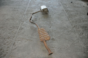 Exhaust line middle part with barrel Subaru Forester 14-18 SJ 2.5