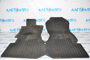 Set of floor mats for Subaru Forester 14-18 SJ rubber