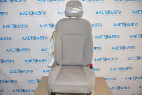 Passenger seat Subaru Forester 14-16 SJ without airbag, mechanical, gray cloth, shot
