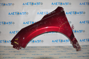 Front left fender Subaru Forester 14-18 SJ red H2Q, dented bottom, dent near the door