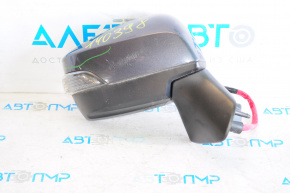 Side mirror right complete Subaru Legacy 15-17 13 pins, BSM, auto-dimming, turn signal, graphite, with cover and mirror element