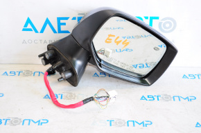 Side mirror right complete Subaru Legacy 15-17 13 pins, BSM, auto-dimming, turn signal, graphite, with cover and mirror element