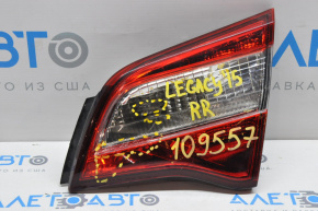 The right inner trunk lid light of a Subaru Legacy 15-19 has microcracks.