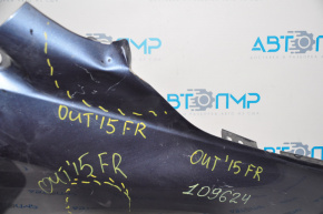 Subaru Outback 15-19 front right fender, blue, dented 7/10