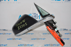 Tesla Model S 12-20 Base 13-pin right side mirror assembly, auto-folding, auto-dimming, graphite