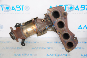 Exhaust manifold with catalytic converter for Toyota Avalon 2013-2018 2.5 hybrid, rusty