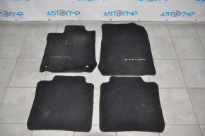Set of mats for Toyota Avalon 13-18 black