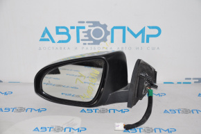 Left side mirror assembly for Toyota Avalon 13-18, 14 pins, BSM, turn signal, heated, silver