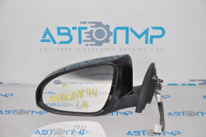 Left side mirror complete Toyota Avalon 13-18 10 pins, turn signal, heated, black