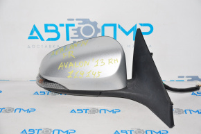 Right side mirror assembly for Toyota Avalon 13-18, 14 pins, BSM, turn signal, silver