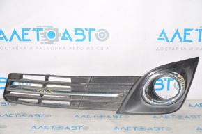 Left front bumper grille for Toyota Camry v50 12-14 usa SE with fog lights and chrome trim