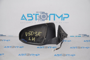 Left side mirror complete Toyota Camry v50 12-14 5 pins, heated, red