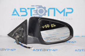 Side mirror right complete Toyota Camry v50 12-14 5 pins, heated, blue