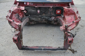 Toyota Camry V50 12-14 USA radiator panel with eyelashes, without top bar, without hood lock bar