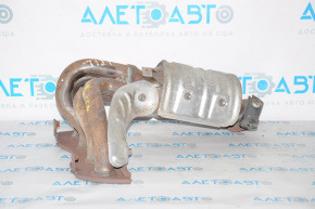 Exhaust manifold with catalytic converter for Toyota Camry v55 15-17 2.5, rusty