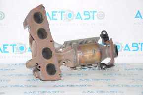 Exhaust manifold with catalytic converter for Toyota Camry v55 15-17 2.5, rusty