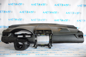 Torpedo front panel without AIRBAG Toyota Camry v55 15-17 usa white stitching, shot