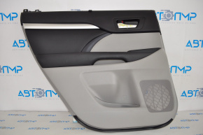 Rear left door panel for Toyota Highlander 2014-2015, gray