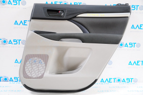 Toyota Highlander 14-15 rear right door panel, gray