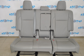 Rear seats, 2nd row, Toyota Highlander 2014-2016, gray leather