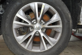 Set of 4 R18 x 7.5J wheels for Toyota Highlander 14-19, type 1, silver
