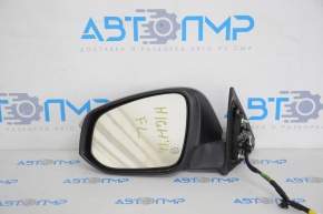 Left side mirror complete Toyota Highlander 14-19 6 pins, turn signal, heating
