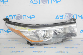 Headlight front right Toyota Highlander 14-16 bare light