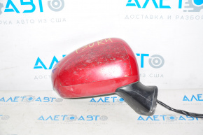 Side mirror right complete Toyota Prius 30 10-15 5 pins, red