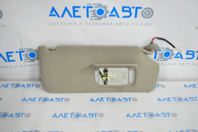 Right visor Toyota Sienna 11-14 beige