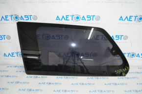 Rear left fixed window glass for Toyota Sienna 11-14, no curtain, tinted