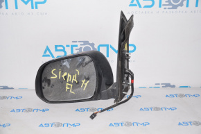 Left side mirror assembly Toyota Sienna 11-12, 5 pins, heated